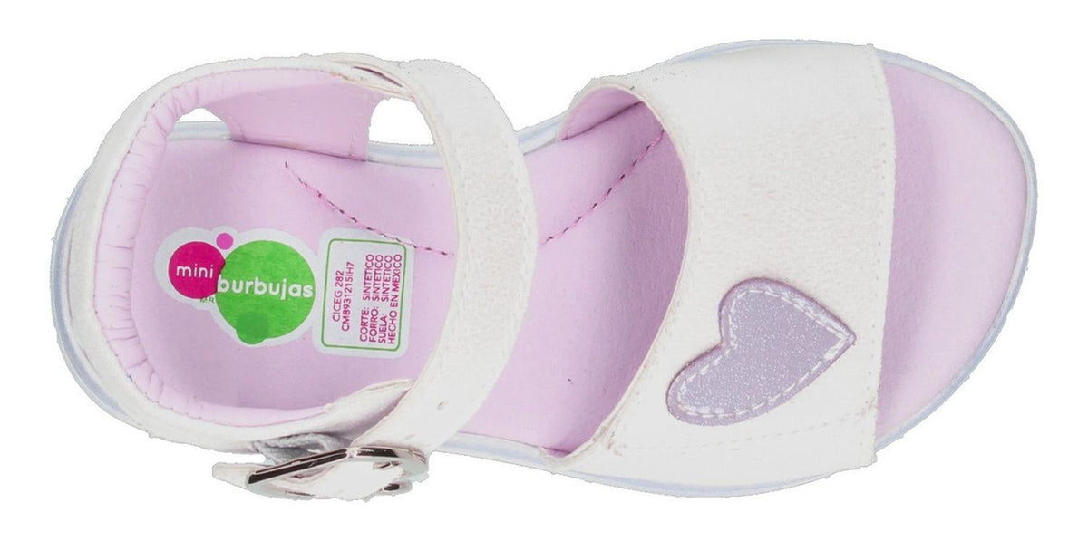 Sandalias Mini Burbujas Para Niña 14-200-s00 Blanco [mnb232], foto 8 de 10