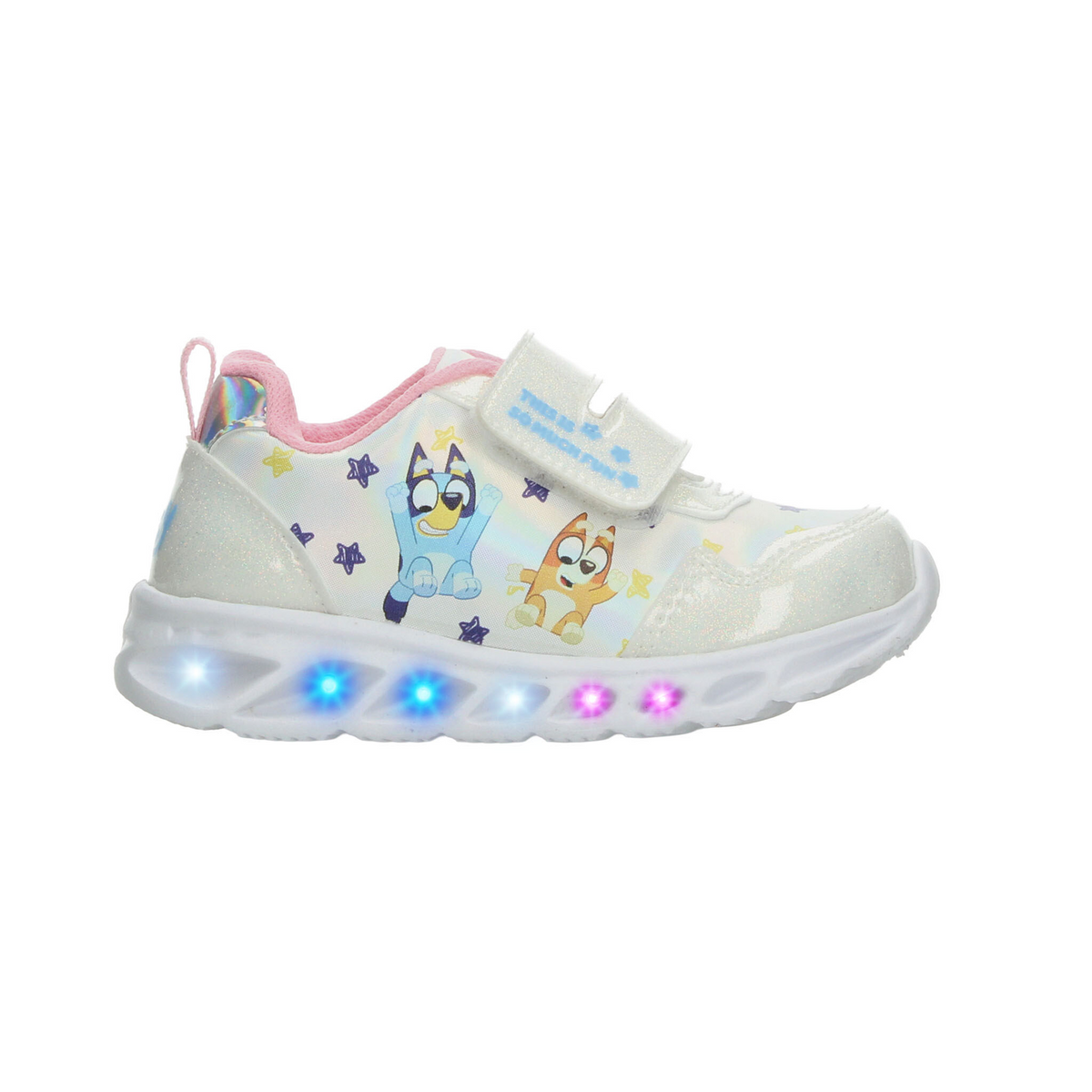 Tenis Niña Bluey Blanco Luz Led Infantil T18-22, foto 1 de 10
