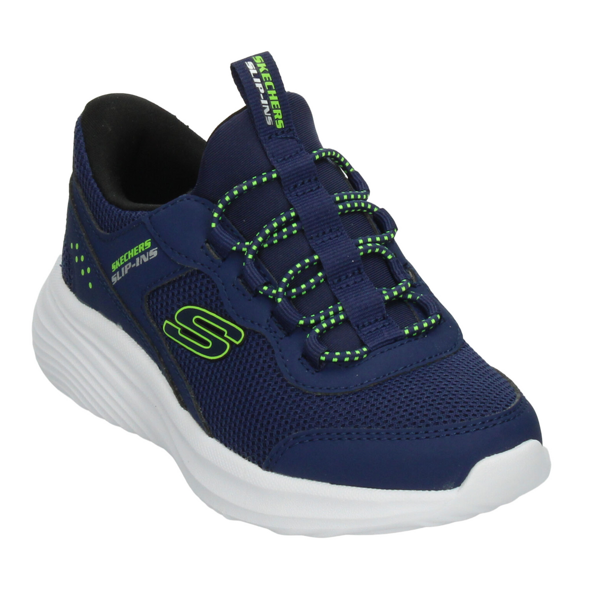 Tenis Skechers Bounder Pro Niño Azul Deportivo Slip Infantil T17-22, foto 4 de 10