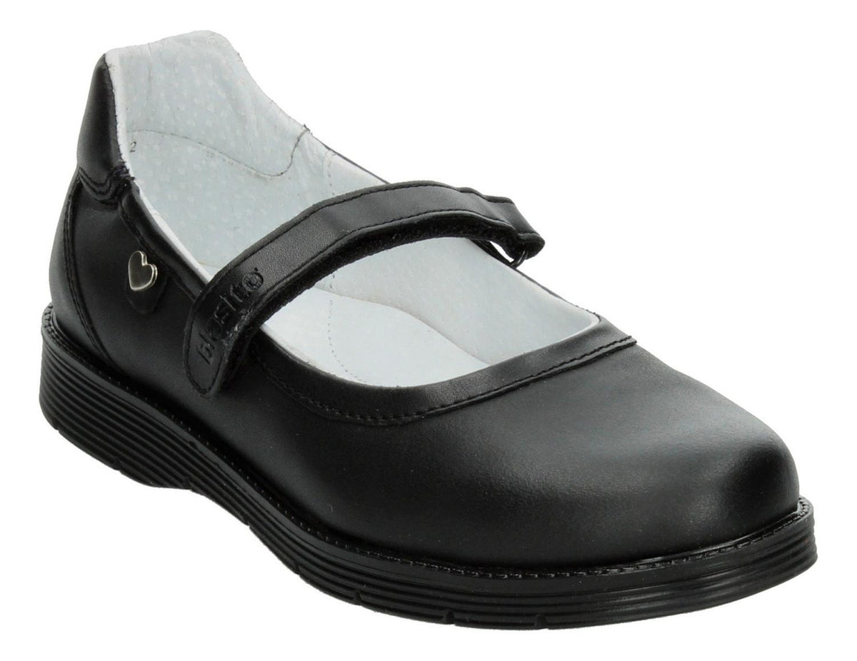 Zapato Blasito Niña Negro Escolar Cómodo Juvenil T22-26, foto 2 de 10