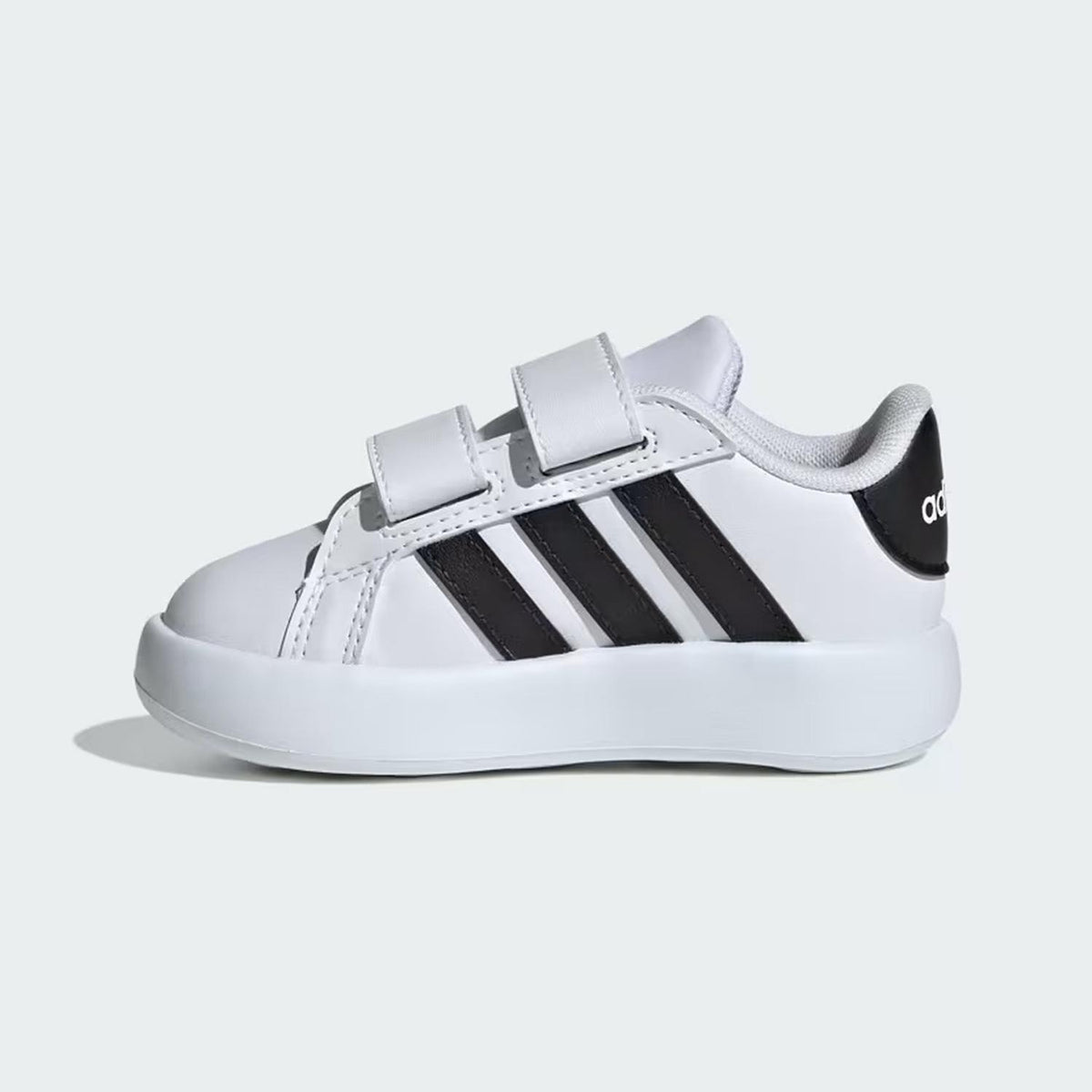 Tenis Blanco adidas Niño Toddler Grand Court 2.0 Sneakers Ligero Original Doble Velcro Ajustable, foto 4 de 10