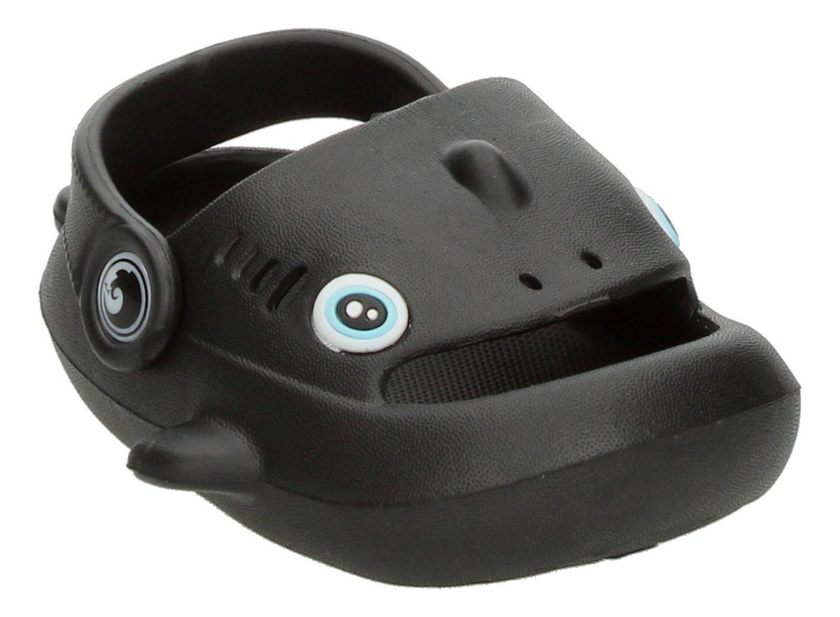 Sandalias De Tiburón Negro Para Niño [hul43], foto 4 de 10