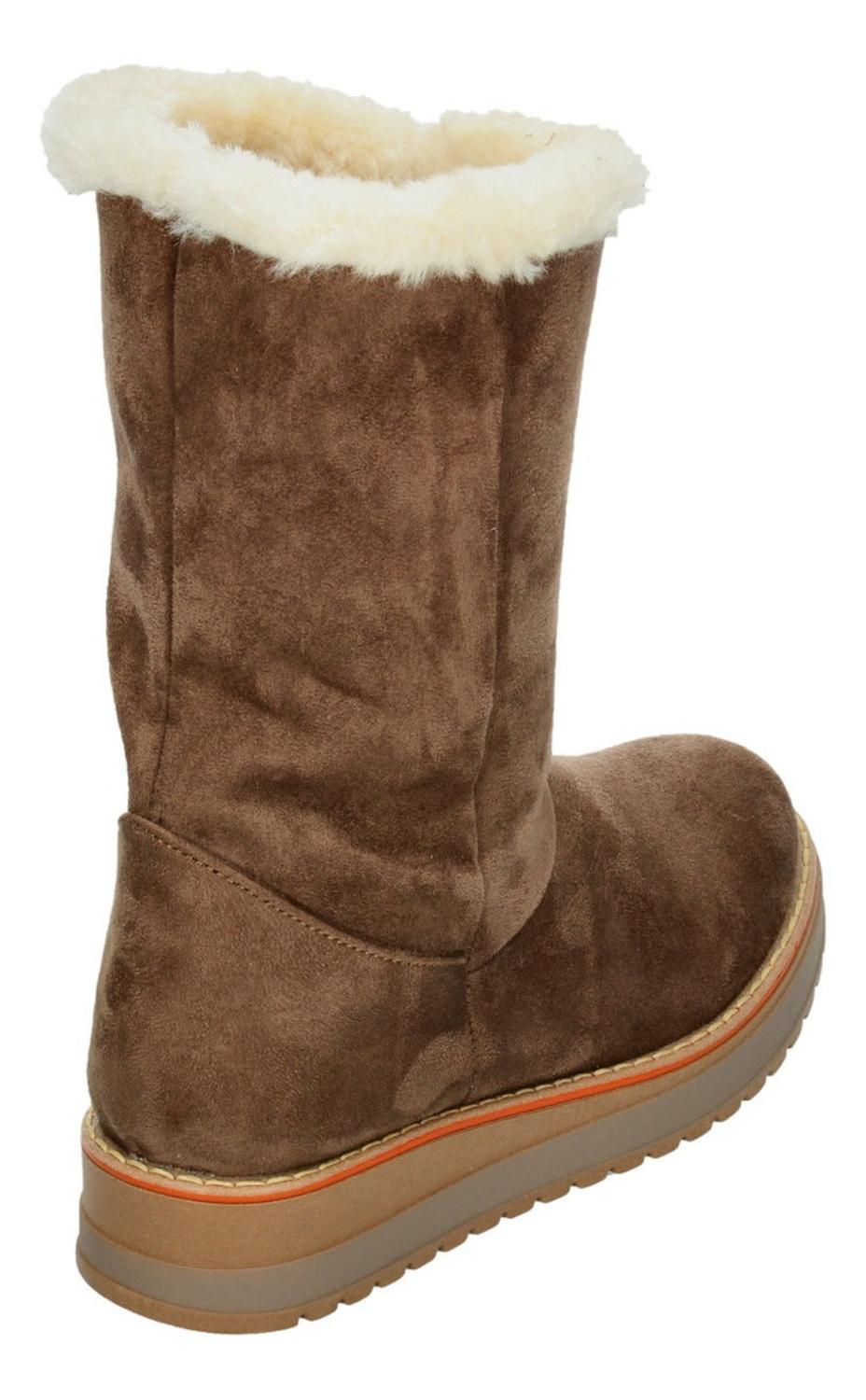 Bota Rojo Cereza Para Mujer 7002 Cafe [rce17], foto 5 de 10