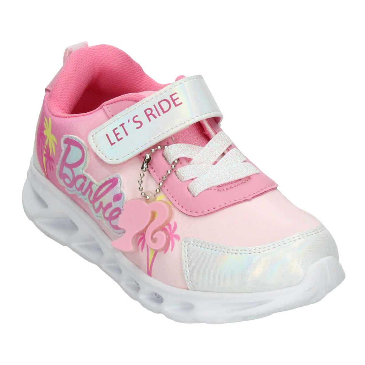Tenis Barbie Niña Rosa Casual Luz Led Juvenil T22-25, foto 4 de 10