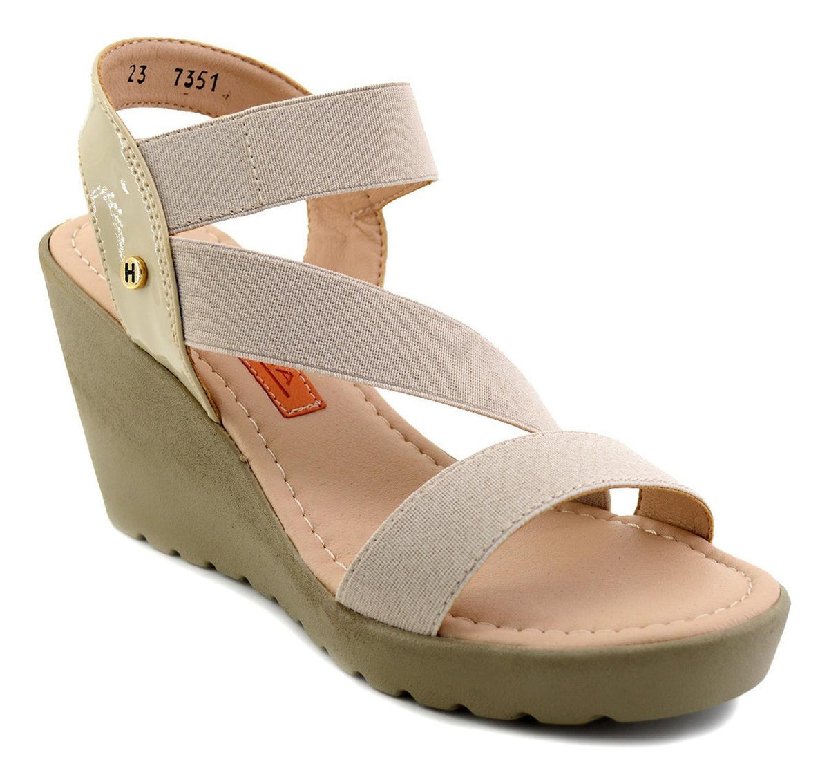 Sandalias Hispana Para Mujer 7351 Beige [his98], foto 3 de 6