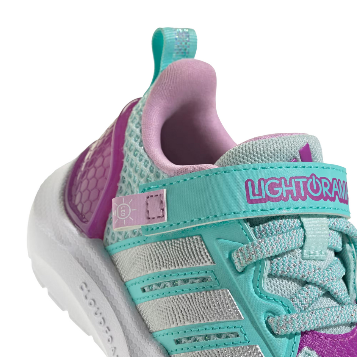 Tenis Adidas Lighorama Niña Azul Led Bebé Infantil T11-16, foto 5 de 10