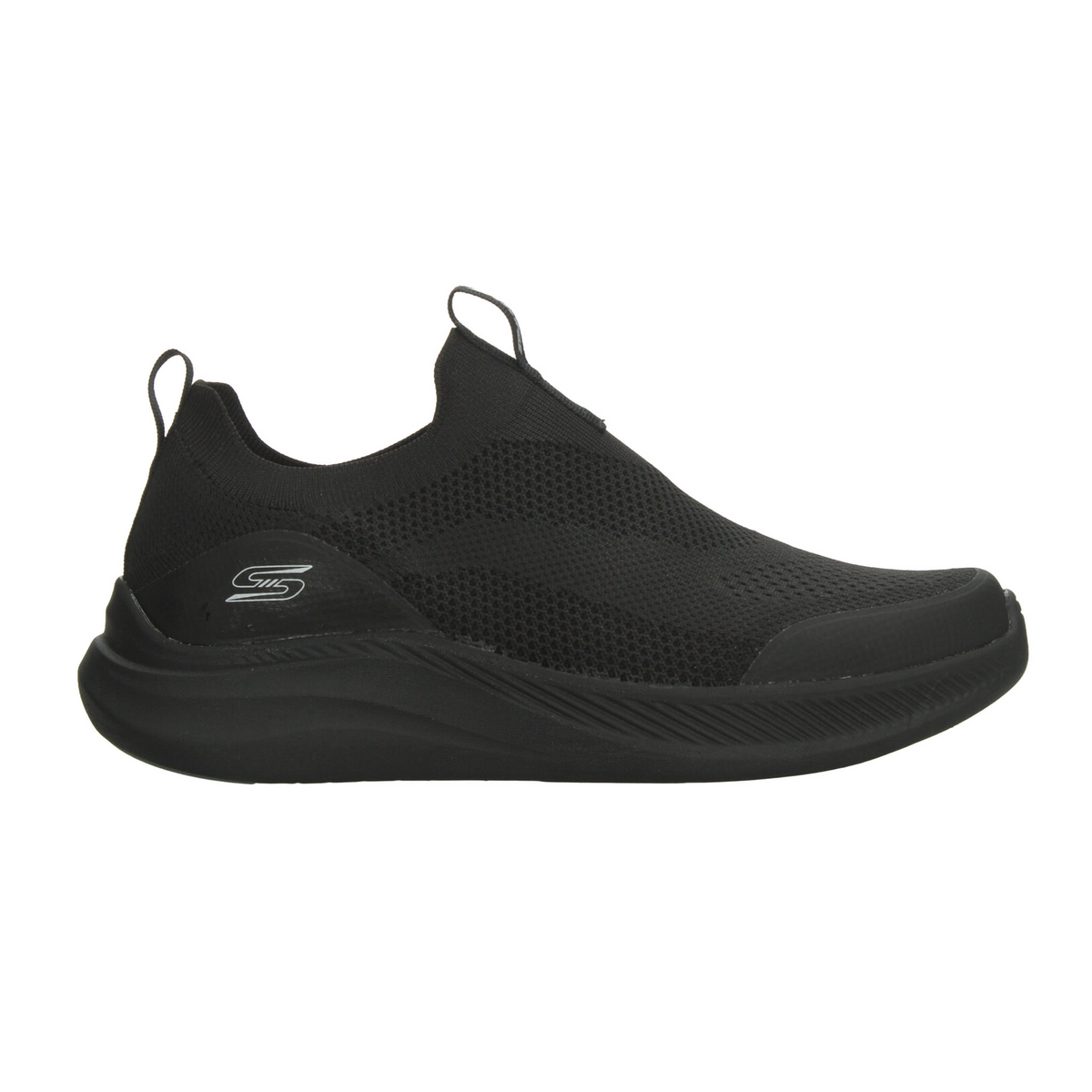Tenis Skechers Bobs Moda Flex Hombre Negro Deportivo Slip On Caballero, foto 1 de 10