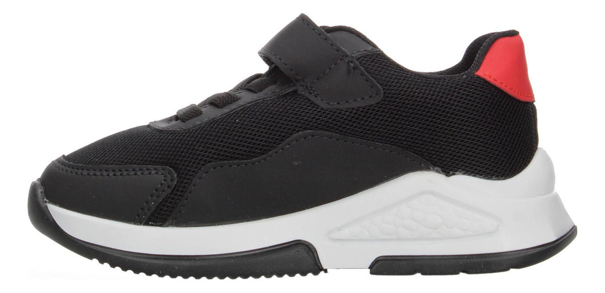 Tenis Yuyin Negro Con Velcro Cintas Elásticas Para Niño, foto 4 de 8