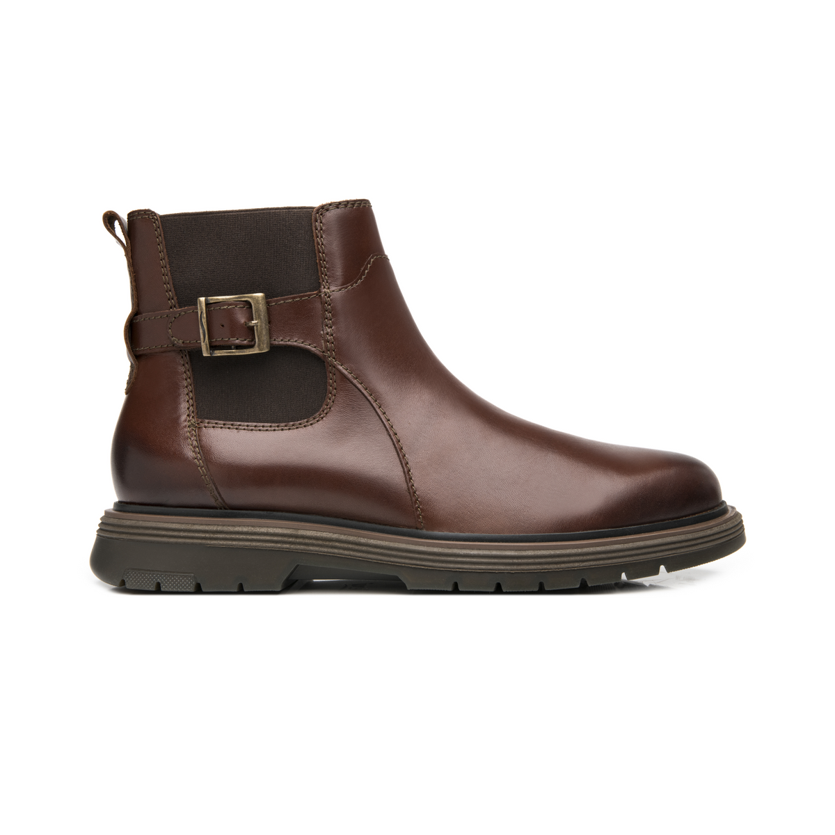 Bota Flexi Hombre Café Piel Casual Para Caballero, foto 1 de 10