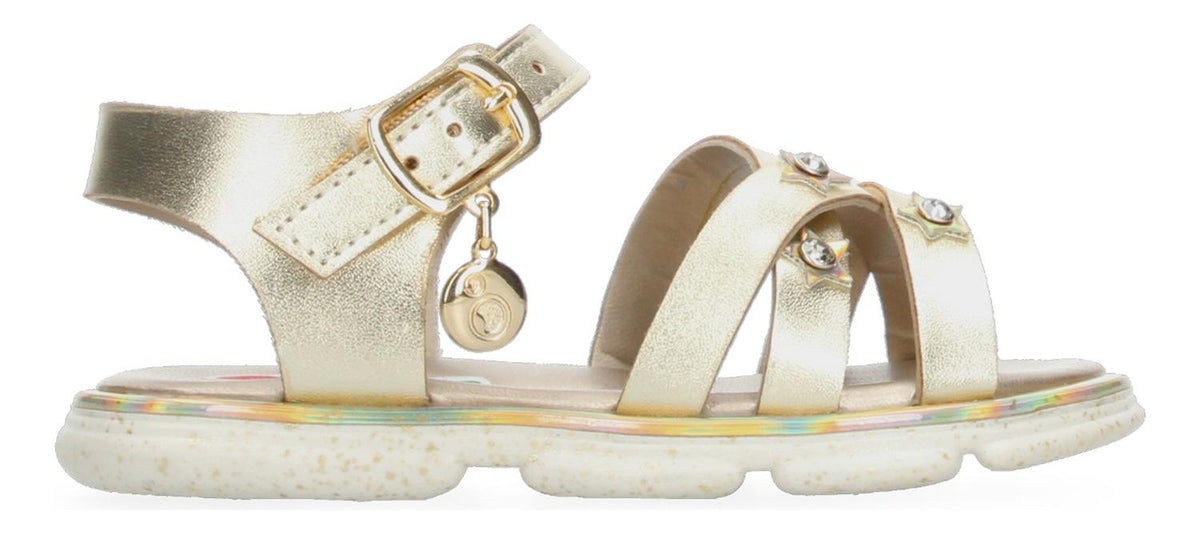 Sandalias Mini Burbujas Dorado Para Niña [mnb249], foto 1 de 8