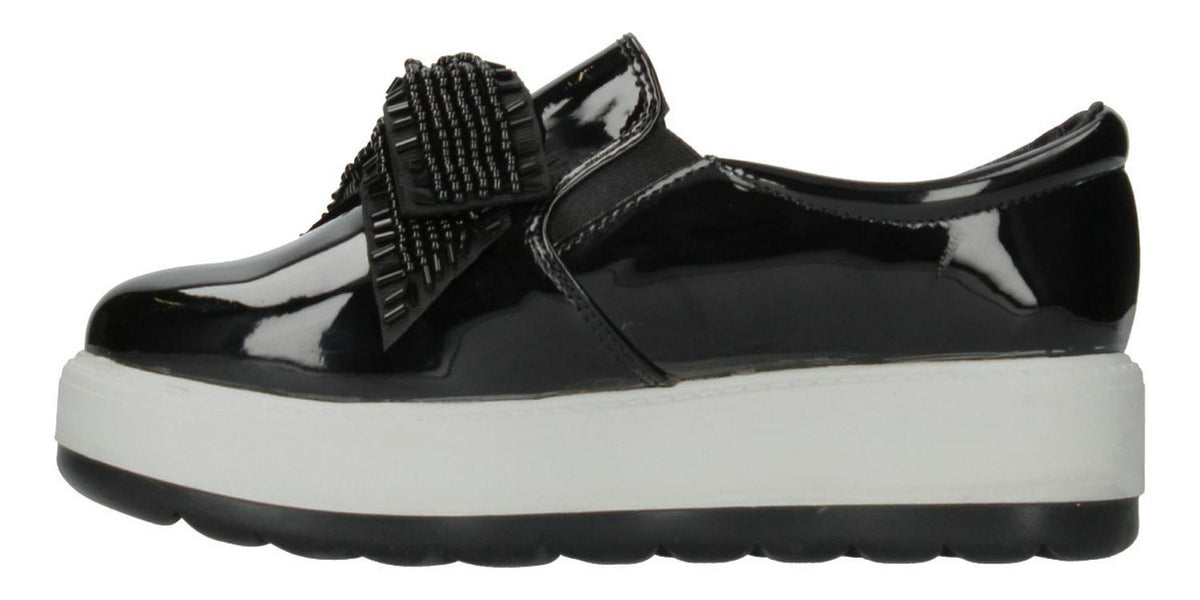 Zapato Casual Hemisferios Para Mujer 7302-1-a Negro [hmf7], foto 2 de 6