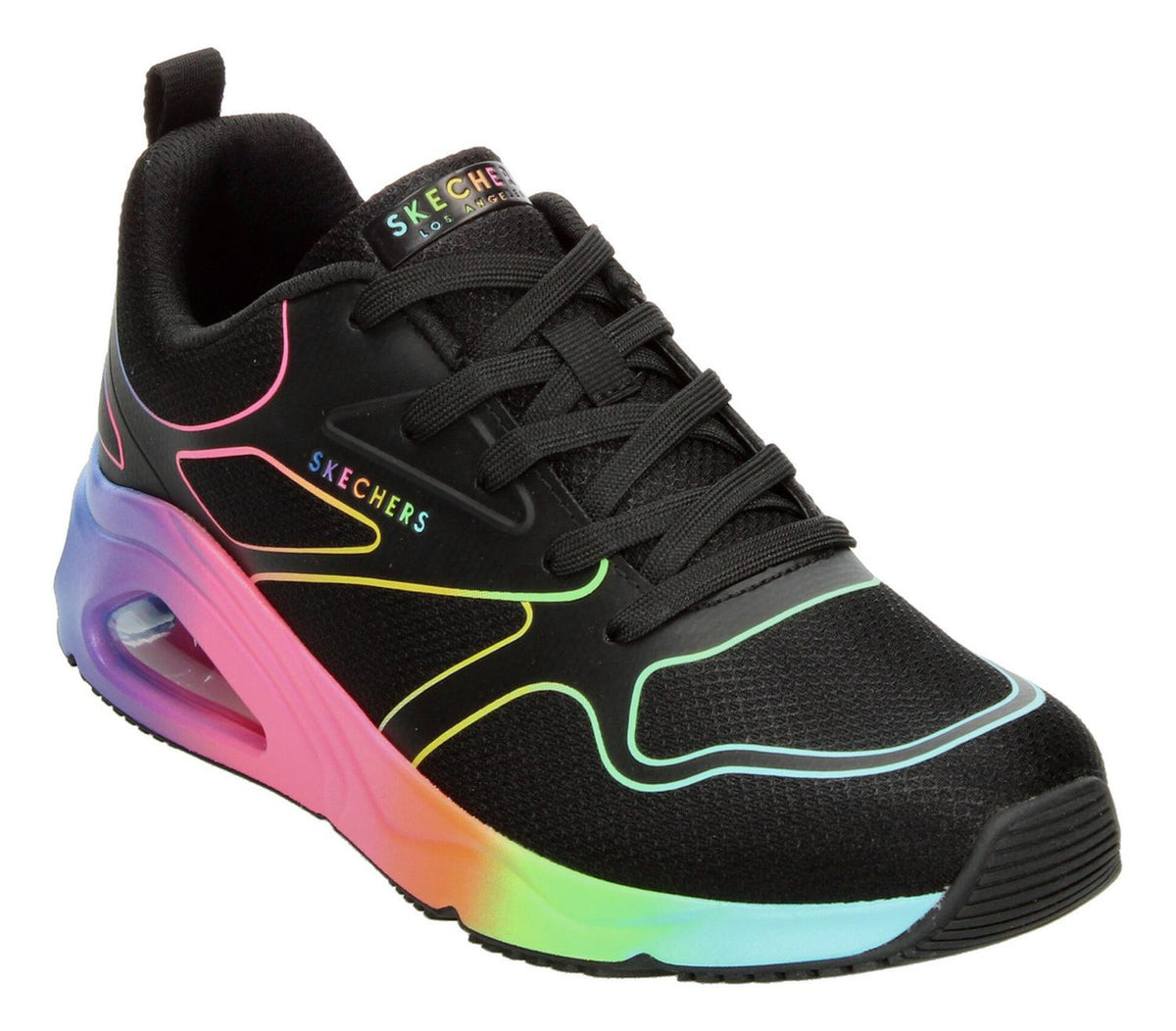 Tenis Skechers Mujer Rainbow Roads Color Negro Para Dama, foto 4 de 10