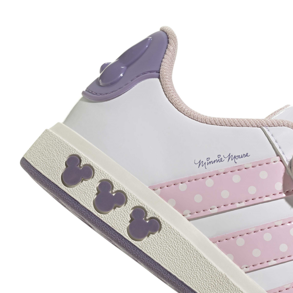 Tenis Adidas Grand Court Minnie Niña Blanco Casual Infantil T16-22, foto 5 de 10