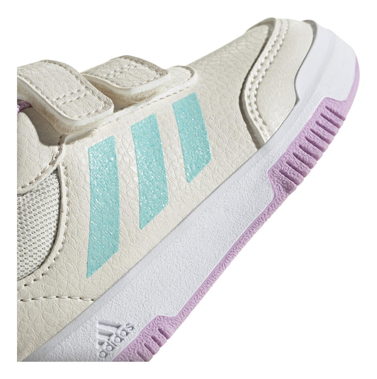 Tenis adidas Tensaur Sport 2.0 Crema Doble Velcro Para Niña, foto 5 de 7