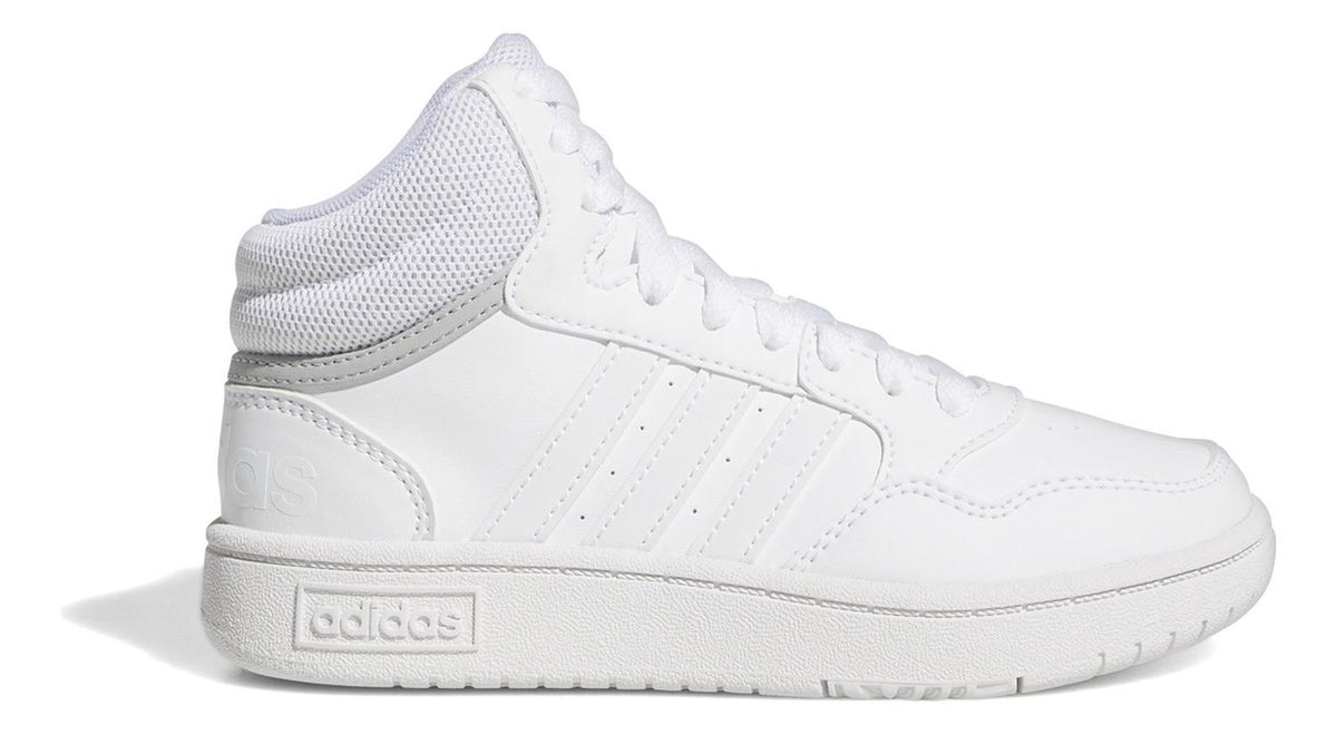Tenis adidas Hoops 3.0 Tipo Bota Blanco Para Niño, foto 1 de 8