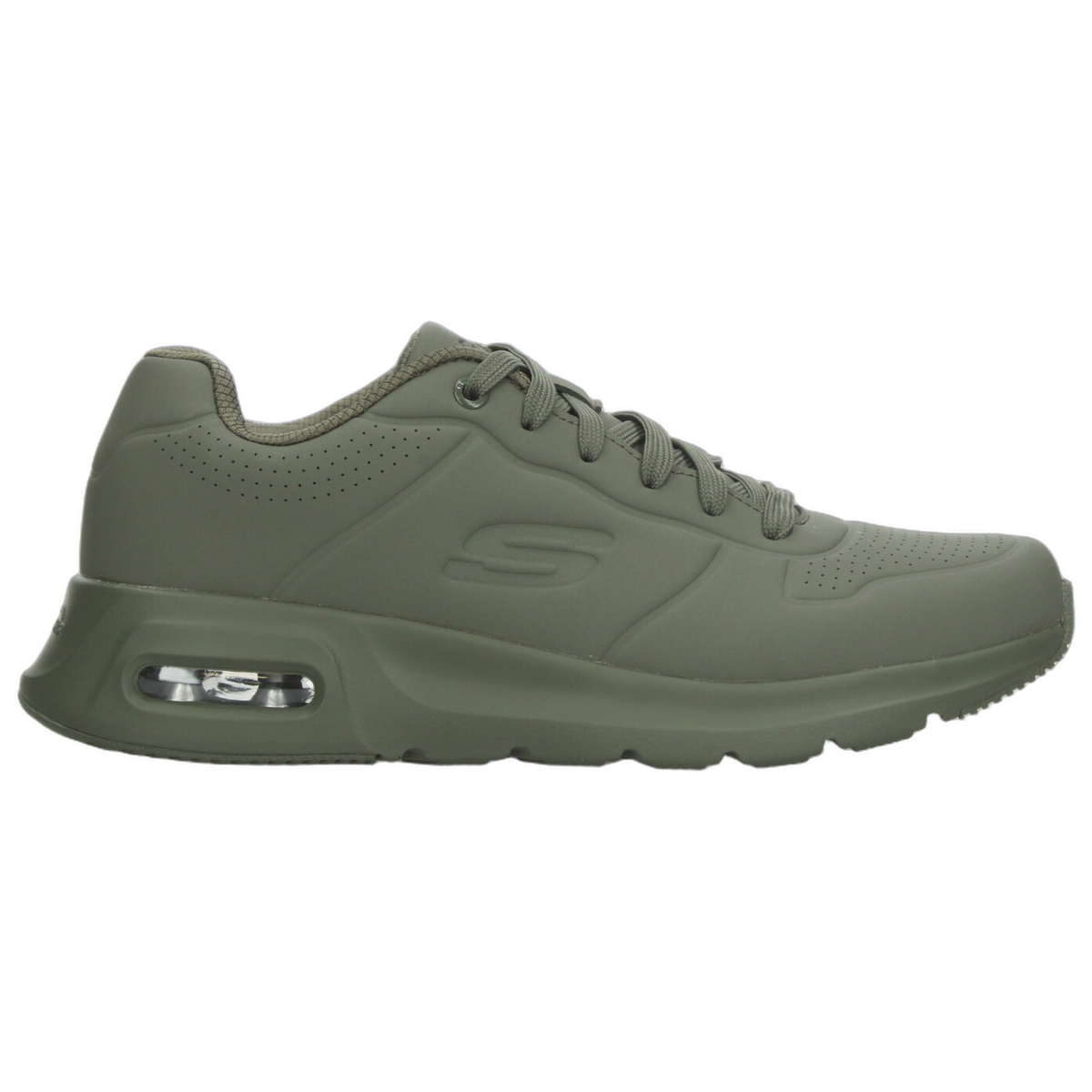 Tenis Skechers Uno Hombre Verde Oliva Casual Cinta Caballero, foto 10 de 10