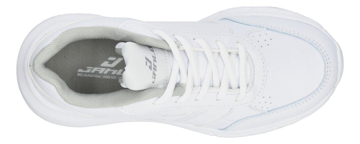 Tenis Escolar Janlo Blanco Con Cintas Para Niño T22-26, foto 7 de 10