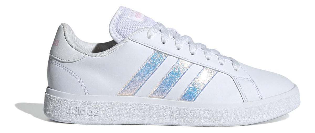 Tenis Blanco Mujer adidas Grand Court Base 2.0 Brillo Casual Original Agujetas Ajustables Para Dama, foto 9 de 10