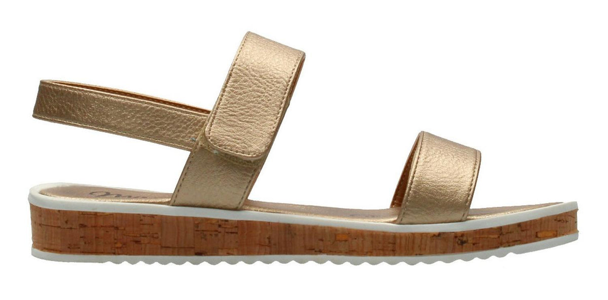 Sandalias Manila Para Mujer 202 Dorado [mla282], foto 1 de 6