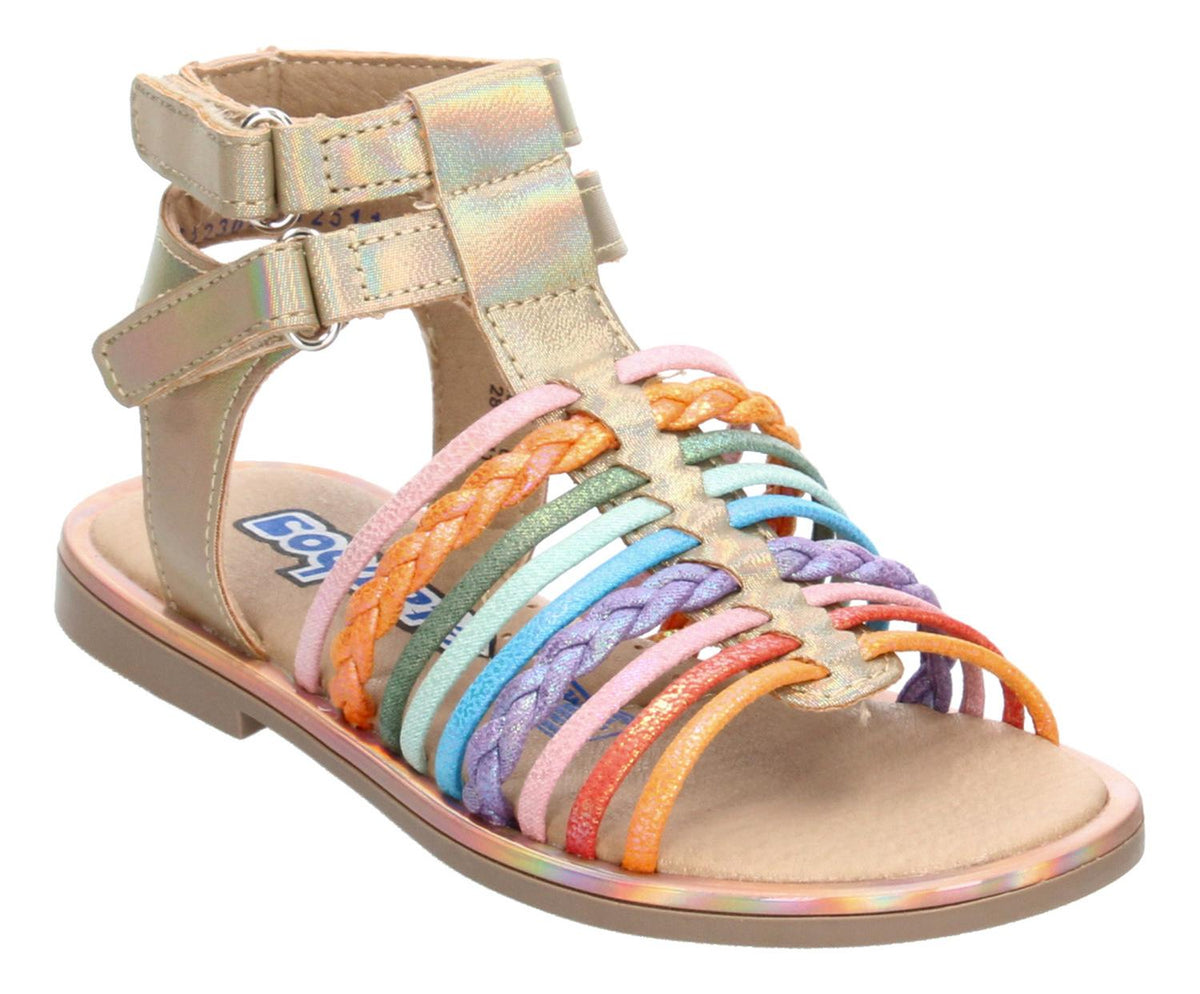 Sandalias Coqueta Dorado Para Niña [cta961], foto 3 de 10