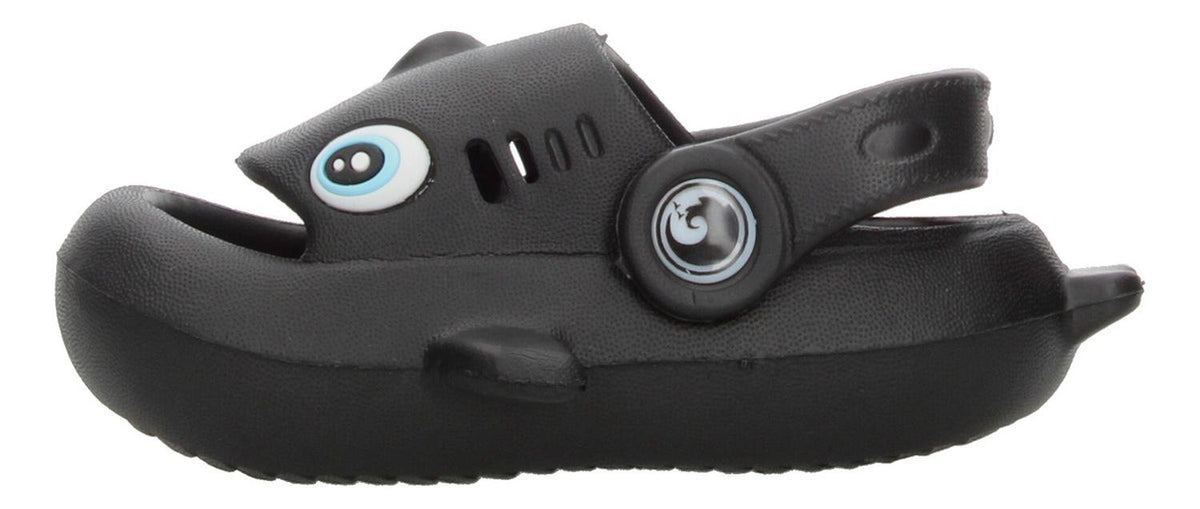 Sandalias De Tiburón Negro Para Niño [hul43], foto 5 de 10
