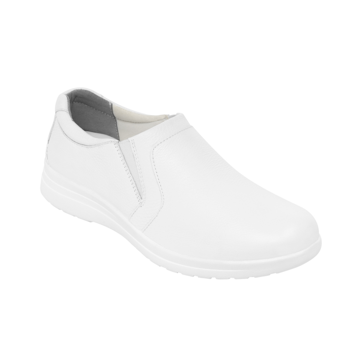 Zapato Flexi Traviata Dama Blanco De Servicio Enfermería Hospital Slip On Casual Mujer, foto 10 de 10