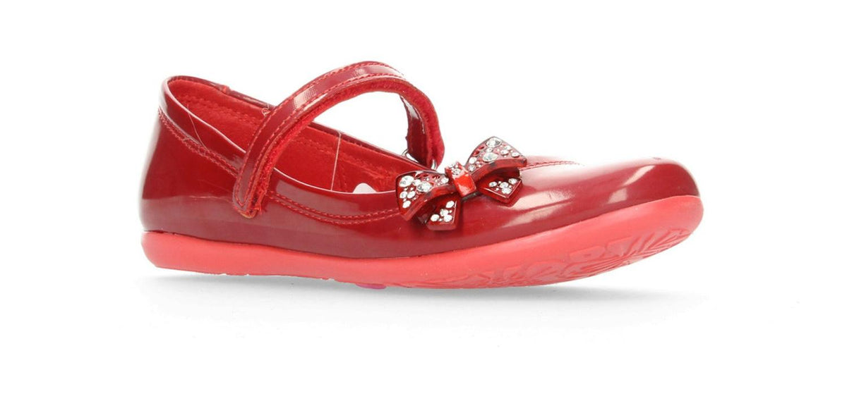 Zapato Ceremonia Coqueta Para Niña 30502-k Rojo [cta426], foto 10 de 10