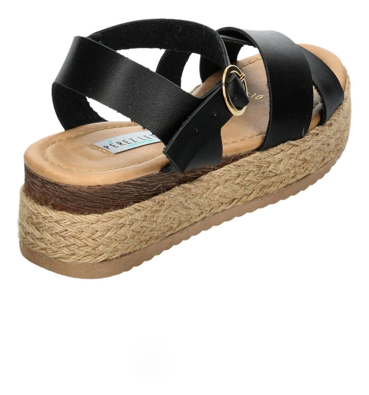 Sandalias Perez Lete Para Mujer 02006 Negro [plt215], foto 5 de 10