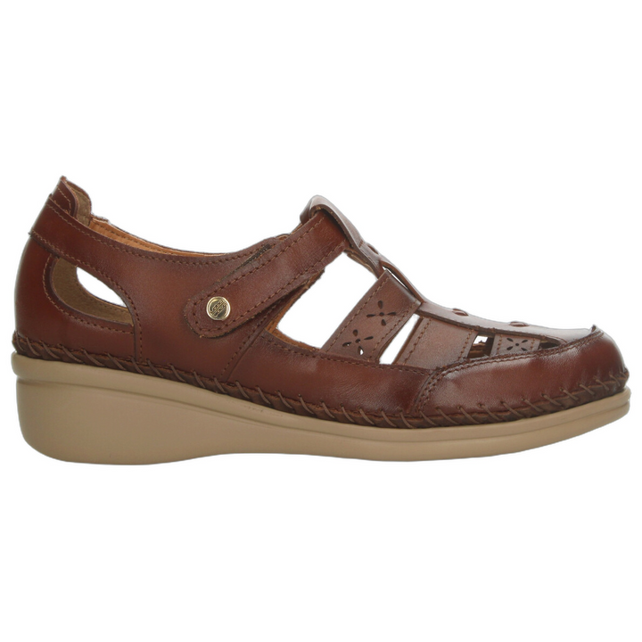 Zapato Lobo Solo Dama Café Confort Para Mujer