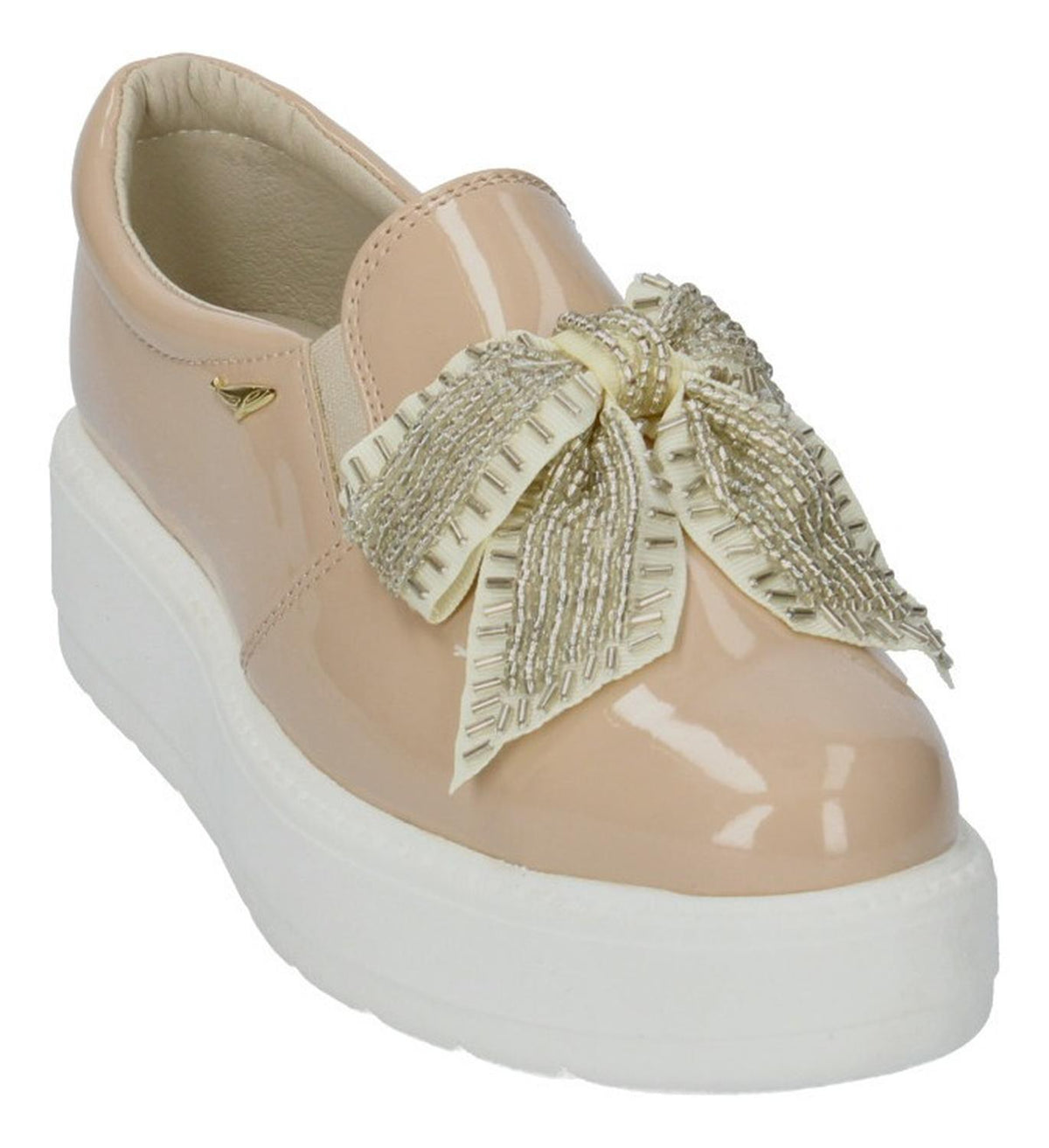 Zapato Casual Hemisferios Para Mujer 7302-1-b Beige [hmf8], foto 3 de 6