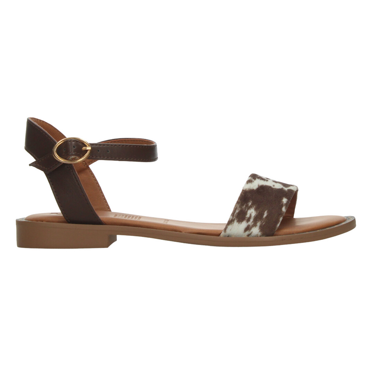 Sandalias Efe Dama Café Casual Para Mujer