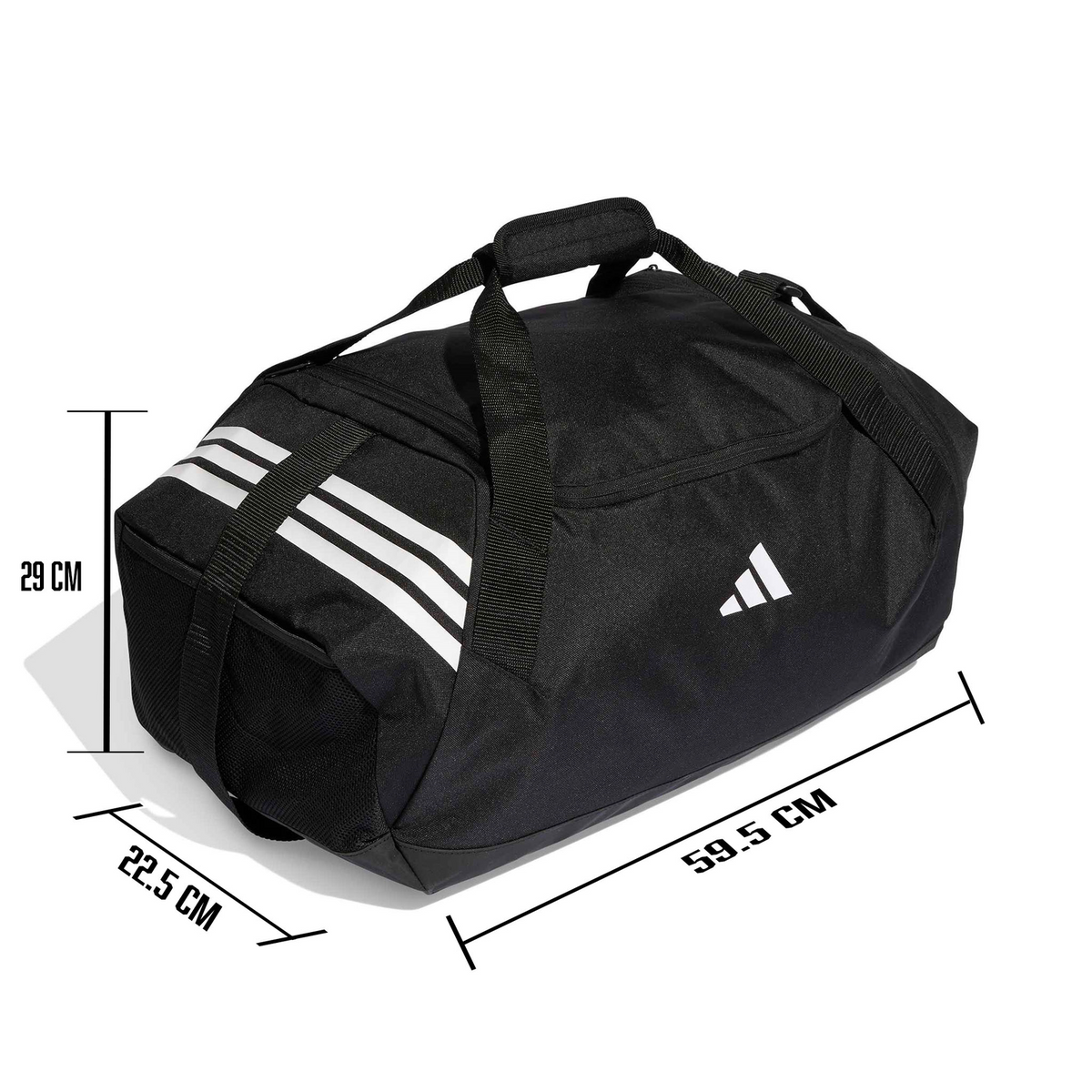 Bolsa Deportiva Adidas Tiro Negra Gimnasio Viaje Unisex 57L, foto 7 de 10