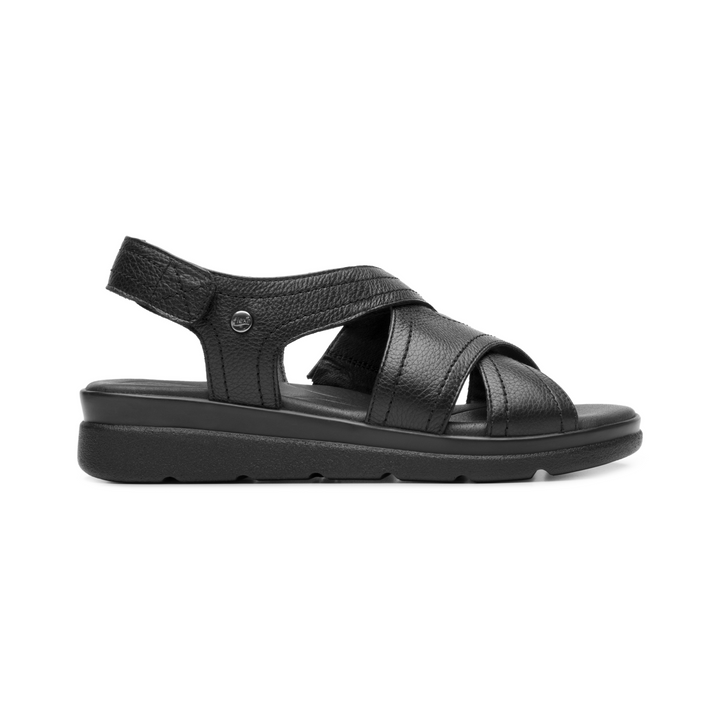 Sandalias Flexi Dama Negro Casual Para Mujer