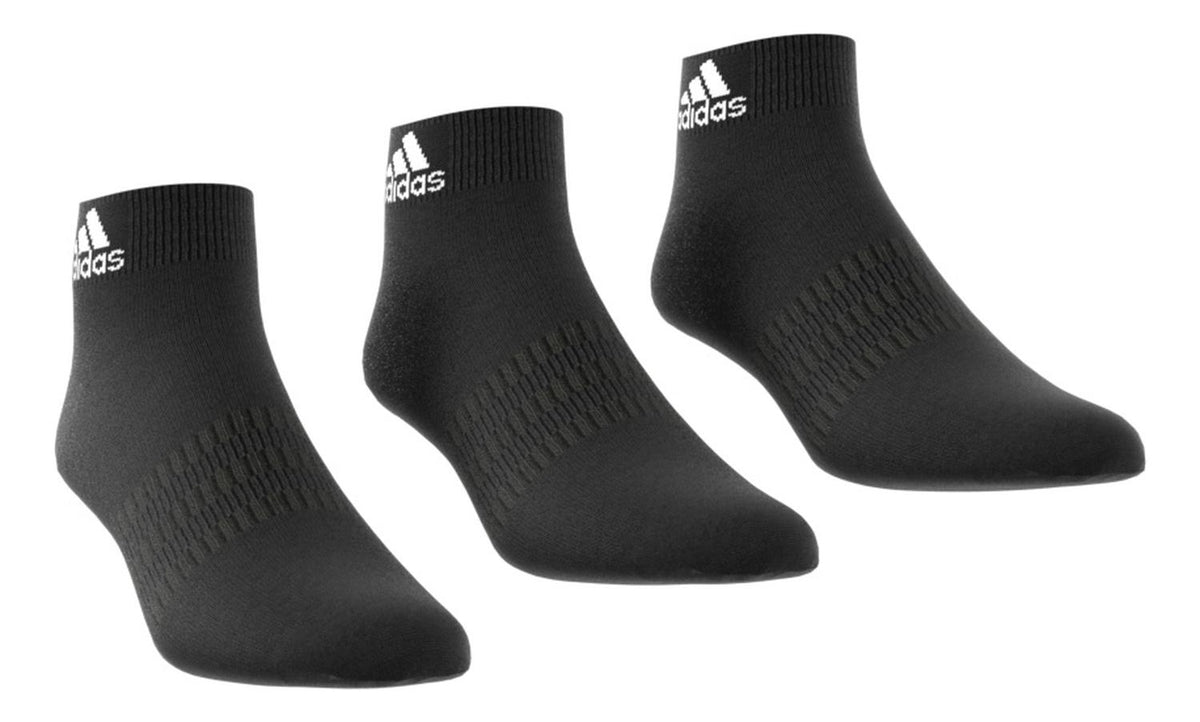 Calcetínes adidas Hombre Al Tobillo Negros 3 Pares Caballero, foto 2 de 2