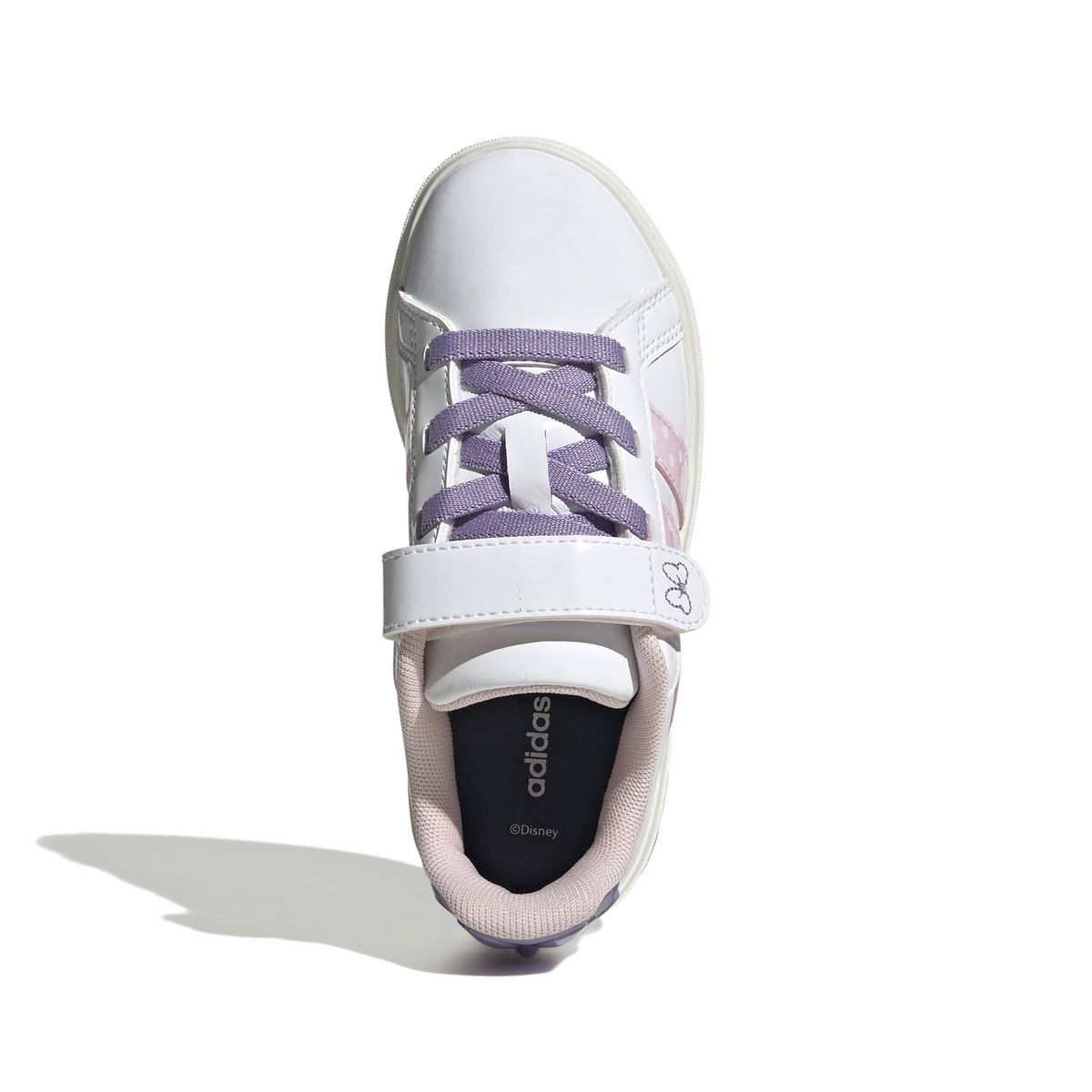 Tenis Adidas Grand Court Minnie Niña Blanco Casual Infantil T16-22, foto 7 de 10