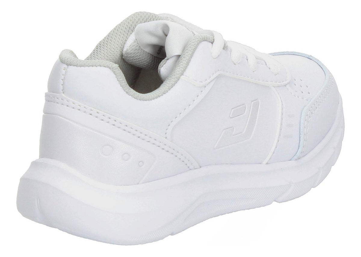 Tenis Escolar Janlo Blanco Con Cintas Para Niño T15-18, foto 3 de 10