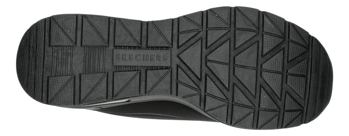 Tenis Mujer Skechers Street Uno Negro Con Cintas Dama Comodo, foto 9 de 10