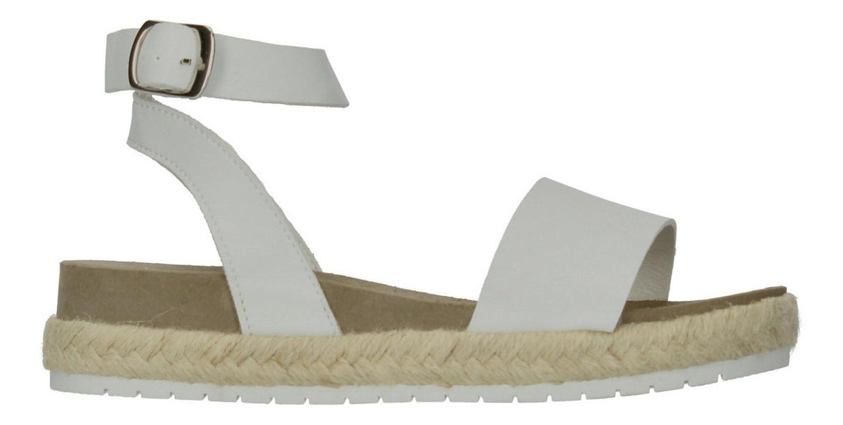 Sandalias Hemisferios Para Mujer 28702-1-a Blanco [hmf12], foto 1 de 6