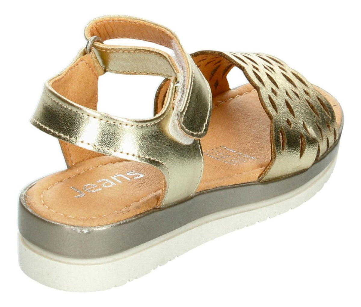 Sandalias Jeans Para Niña 32101 Dorado [jen47], foto 10 de 10
