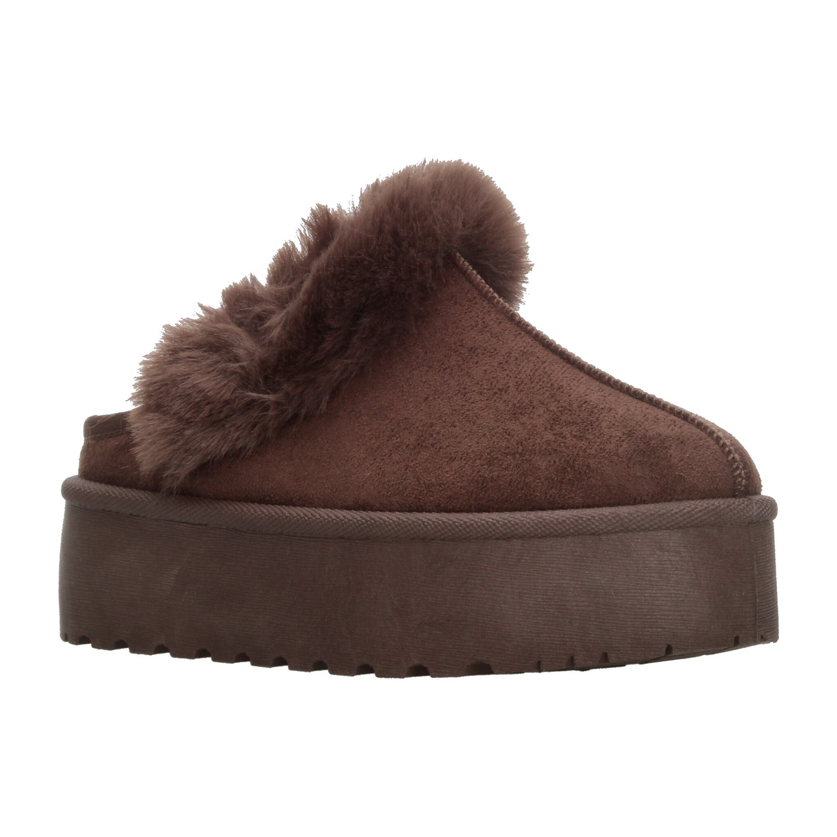 Zapato Berlin Dama Café Peluche Para Mujer, foto 2 de 10