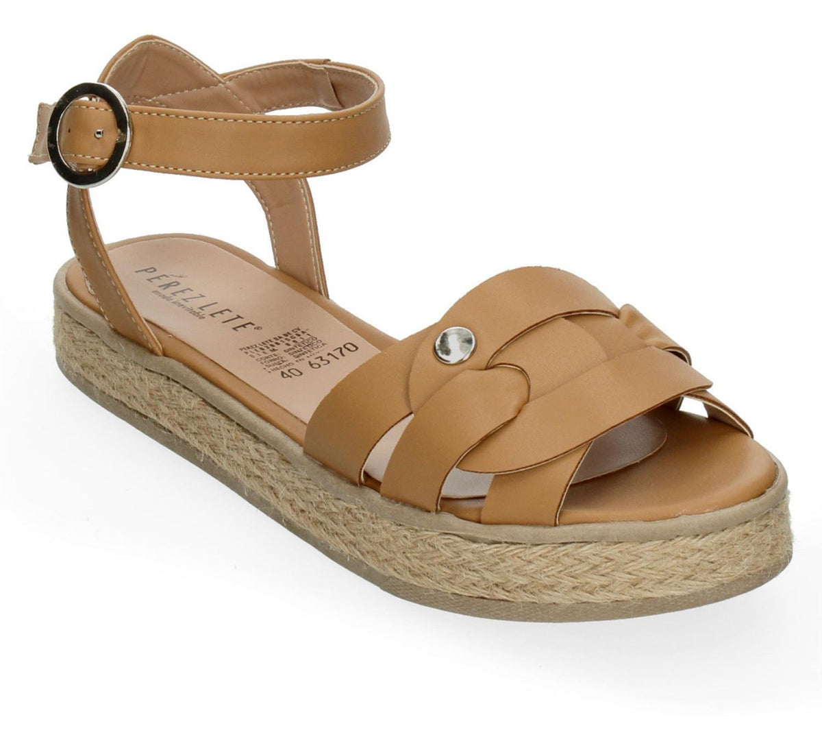 Sandalias Perez Lete Para Mujer 63170 Cafe [plt241], foto 5 de 10