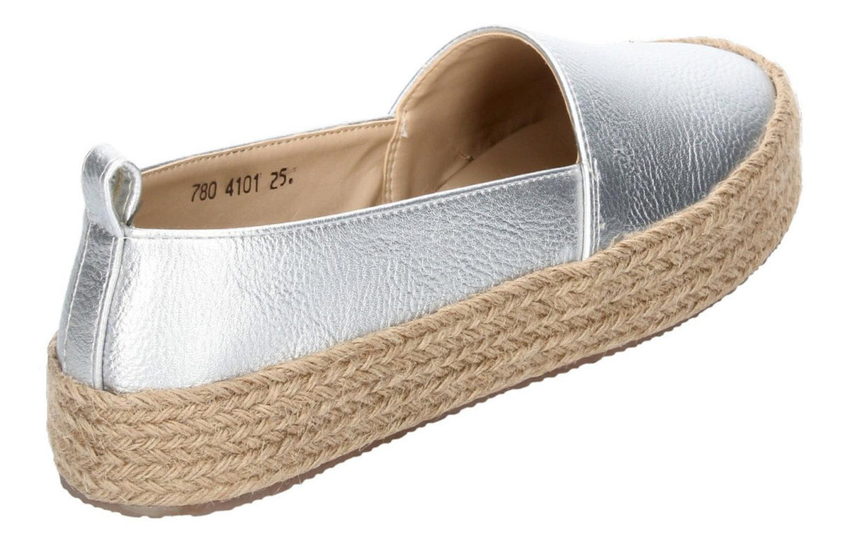 Zapato Casual Long Beach Para Mujer 4101 Plateado [lbe73], foto 5 de 10