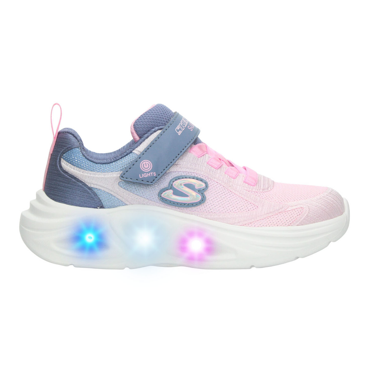 Tenis Skechers Niña Rosa Deportivo Led Infantil T17-22, foto 10 de 10
