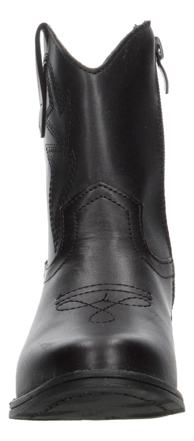 Bota Vaquera Niña Tropicana Negro Cierre Zipper Texana, foto 6 de 10