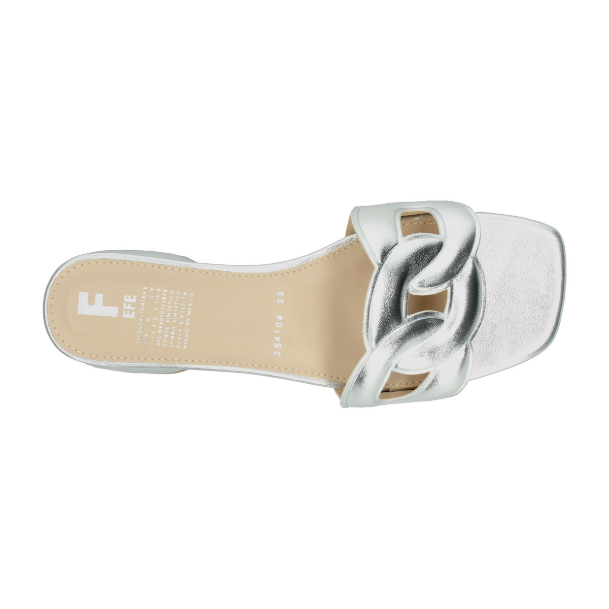Sandalias Efe Plateado para Mujer [EFE1134], foto 8 de 10