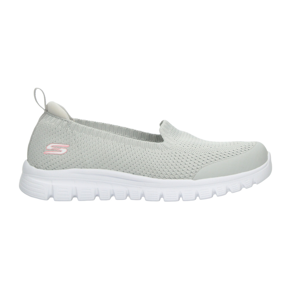 Tenis Skechers Graceful Dama Gris Deportivo Slip On Mujer, foto 1 de 10