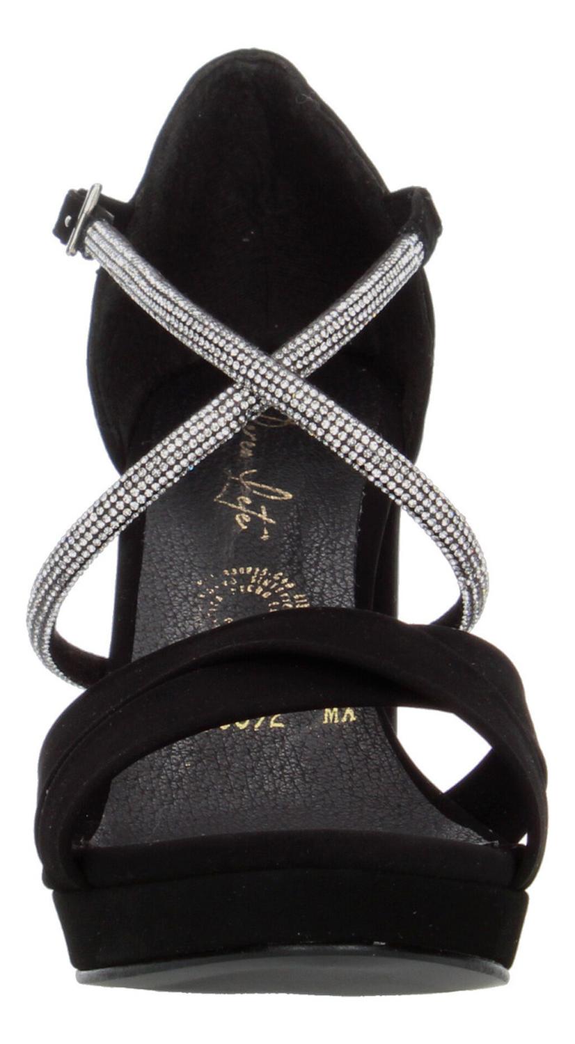Sandalias De Fiesta Perez Lete Negro Para Mujer [plt349], foto 6 de 10