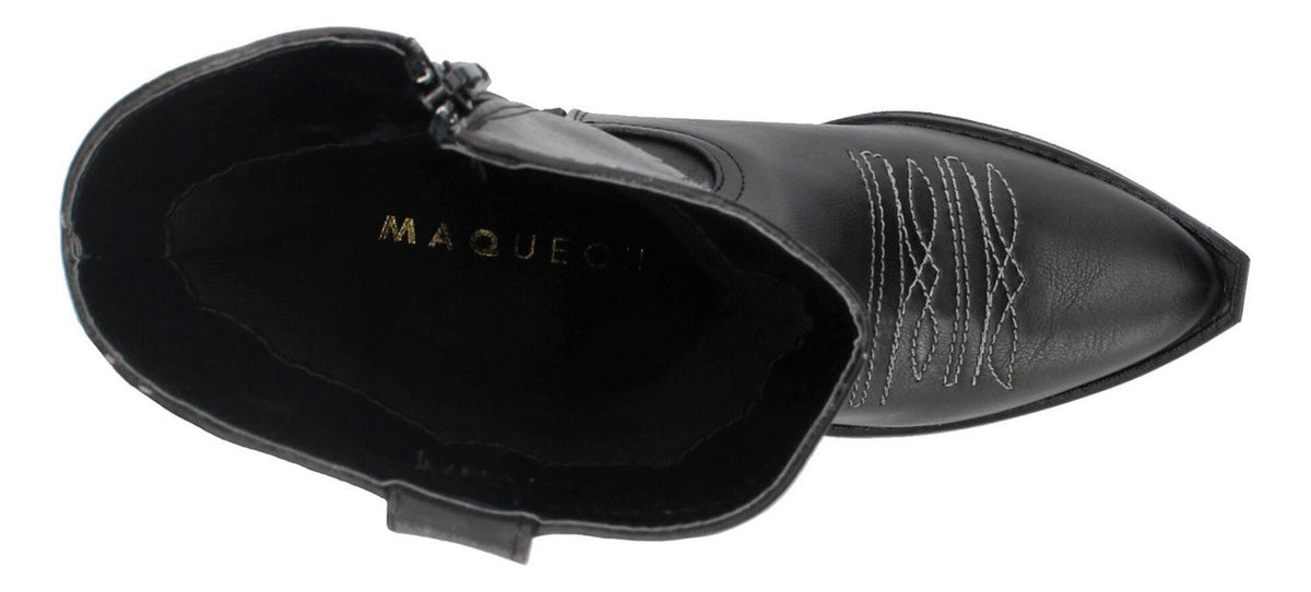 Bota Maquech Negro Para Mujer [mqe4], foto 7 de 9