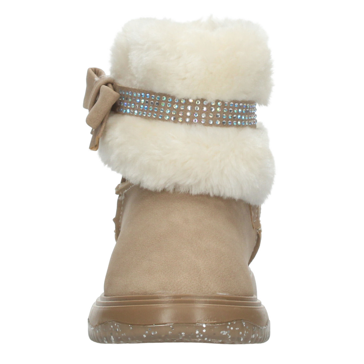 Bota Paressi Niña Café Casual Peluche Infantil T15-18, foto 6 de 10