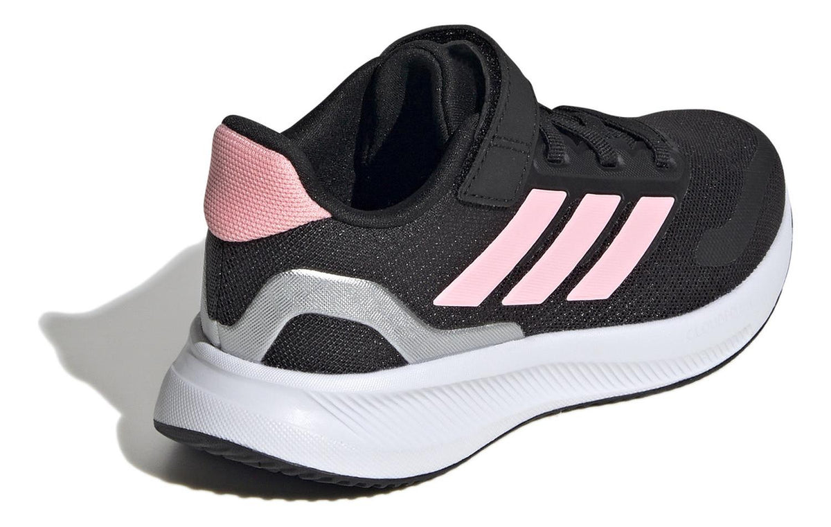 Tenis adidas Niña Correr Runfalcon 5 Negro Rosa Sport Original Cómodo Cintas Velcro Ajustables, foto 3 de 10